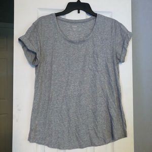 Grey Pocket Tee